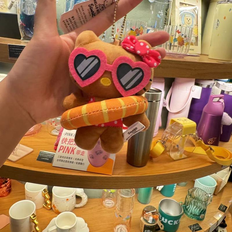 漫画アニメネット有名人同風KT猫大集合シリーズキーホルダー、女の子用バックパック飾り卸売|undefined