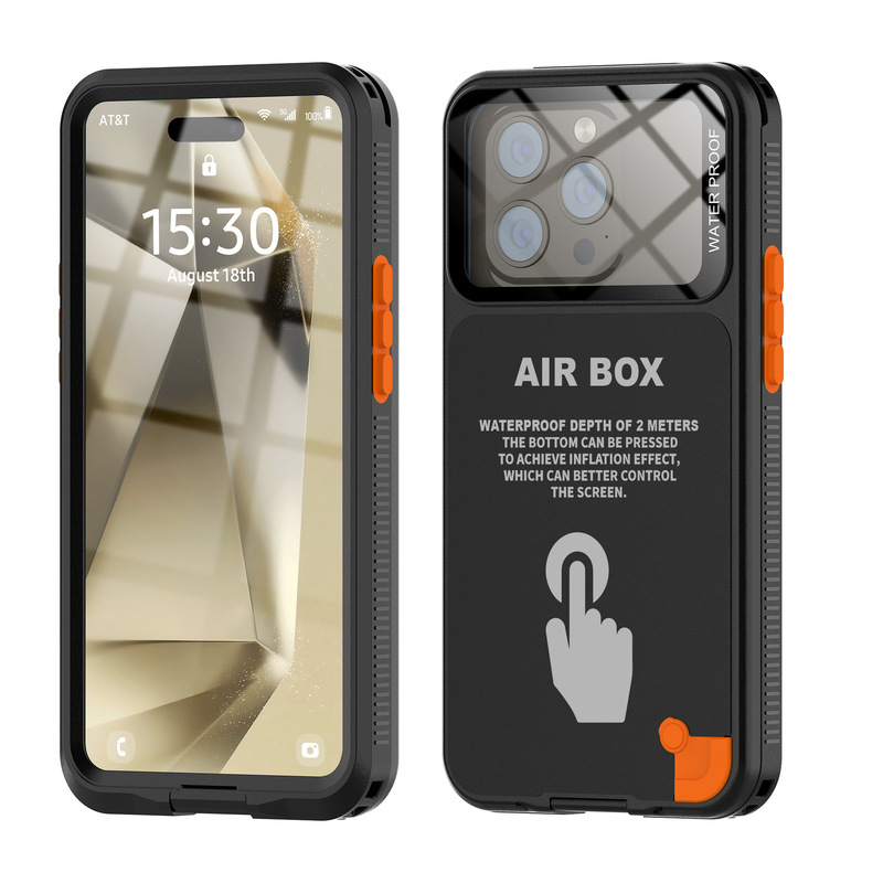 The new product is suitable for apple 6.1 inch mobile phone waterproof shell apple 12-15 model 6.1 inch 8 model universal shell