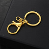 Modern and minimalistic metal keychain with zipper, car keys, accessory with accessories, wholesale