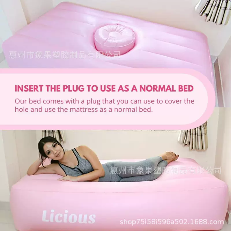 充气气垫孕妇月子家用带孔折叠气垫瑜伽翘臀PVC美臀术后充气床垫