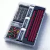 Pencil, red set, 11 pieces