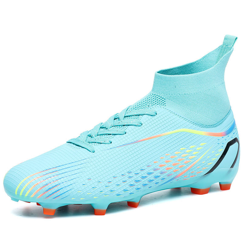Nuevos zapatos de fútbol para hombres y mujeres zapatos de fútbol clavos adultos clavos largos zapatos de entrenamiento de niños adolescentes fábrica