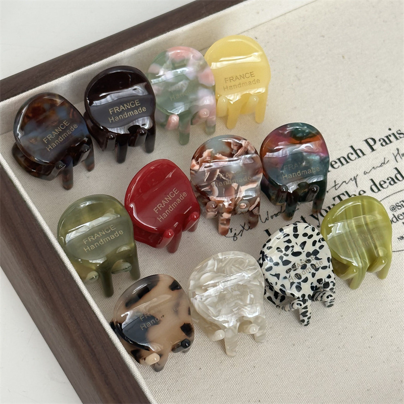 Carino Mini piccola forcina per capelli in acetato per donna, forcina laterale con frangia, forcina per capelli a forma di squalo, copricapo da principessa_voghion.com