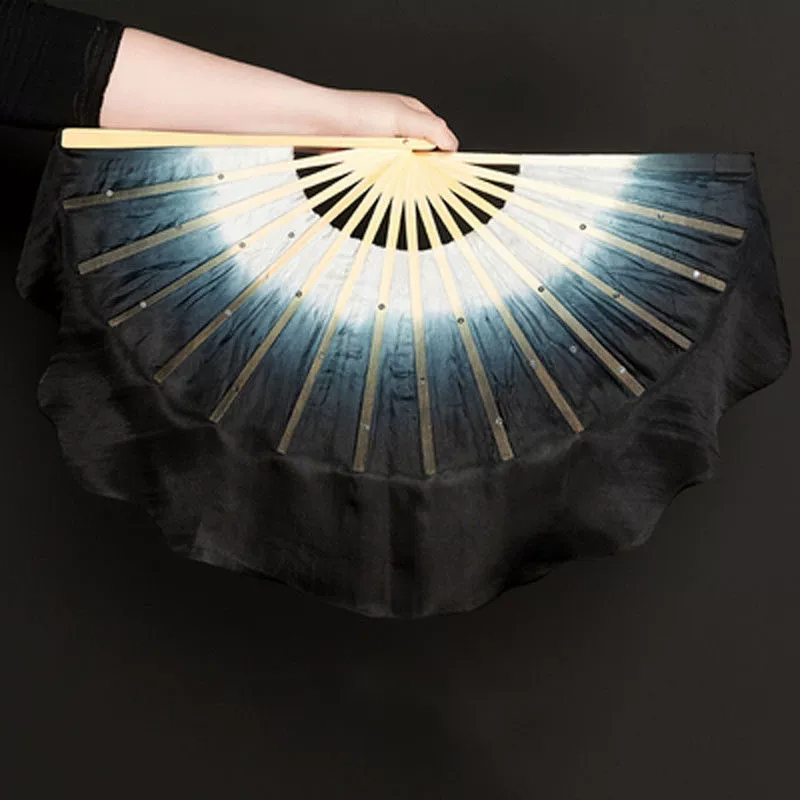 Dance fan simple silk dance fan double-sided children's Yangko 8 dance fan kindergarten primary school students performance.