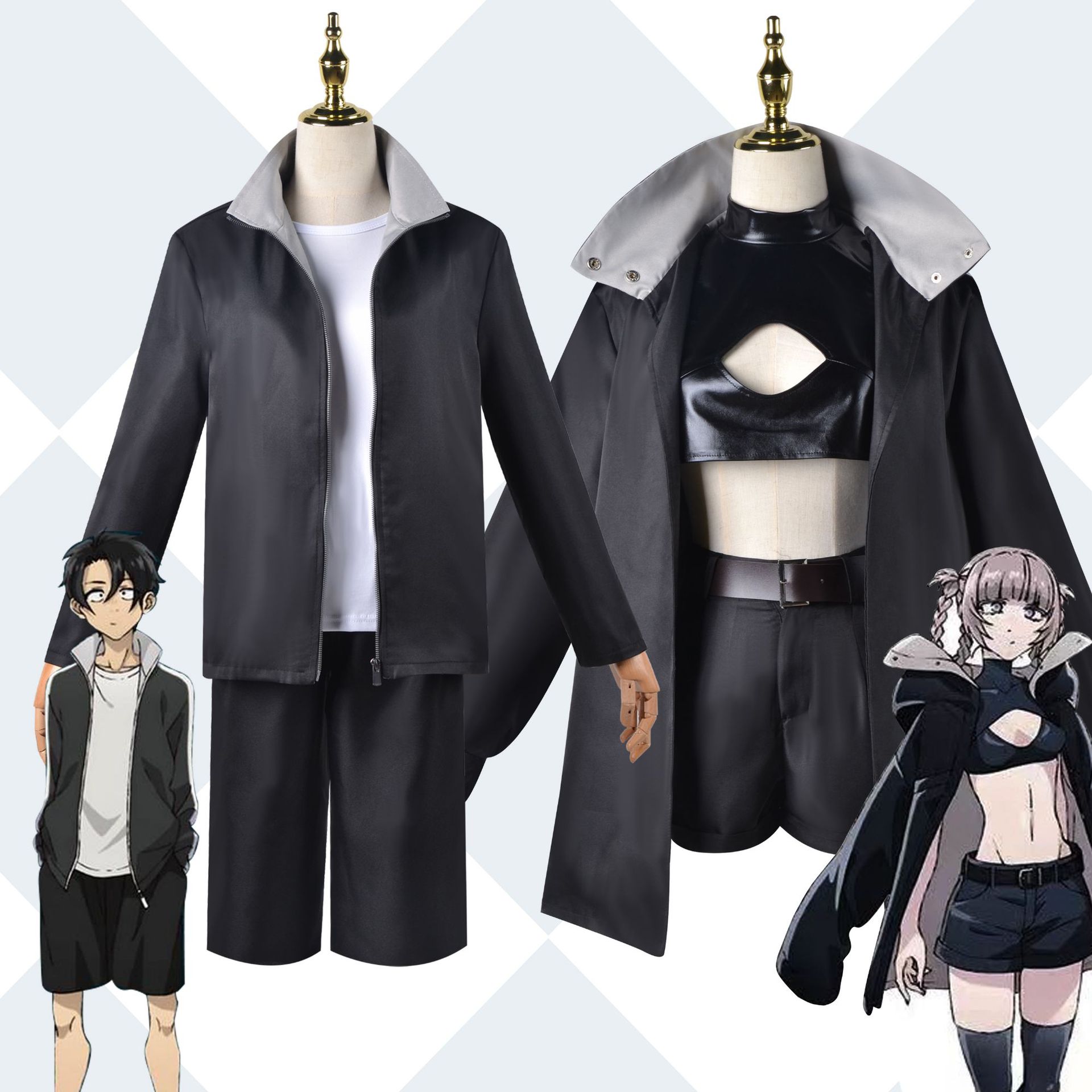 新番动漫彻夜之歌COS夜曲男主夜守光cos服 二次元Cosplay服装现货-阿里巴巴