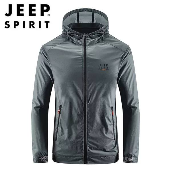 Jeep Casual Sun Protection Clothing Skin Windbreaker Breathable Top Thin Jacket Outdoor Summer Sports Shirt 002