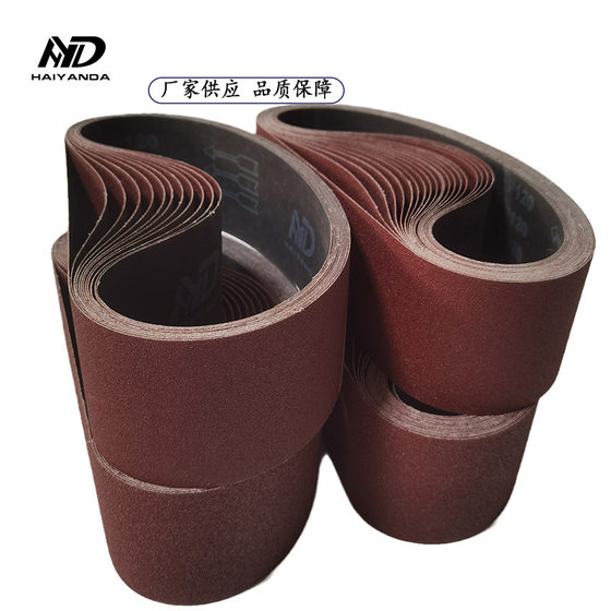 Large wholesale polished high quality abrasive belt large wholesale 610*100 portable small abrasive belt tank abrasive belt