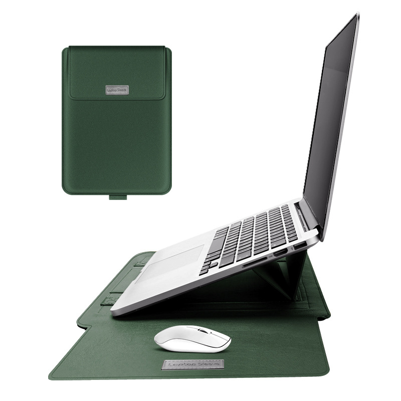 Stand computer bag-dark green