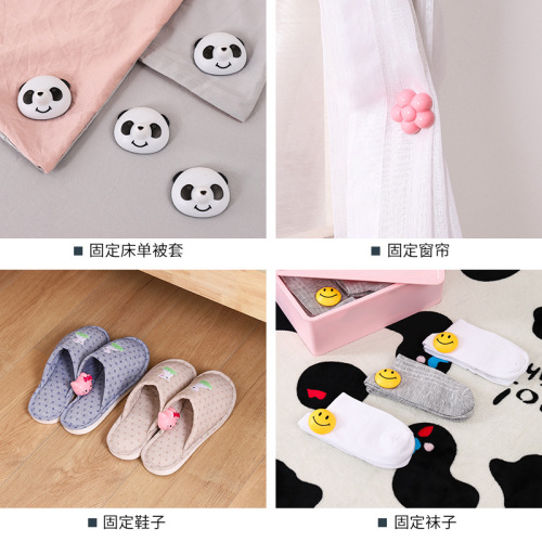 Bed sheet anchor anti-slip fastener, duvet cover, fitted sheet, bed skirt, sofa pad, bed runner anti-skid magic, wholesale