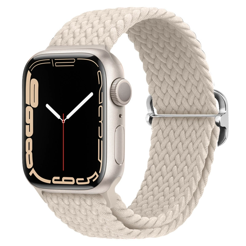 Смарт-ремешок Apple Watch подходит для Apple iWatch поколения 67891011 регулируемый нейлоновый переплетенный ремешок новый стиль