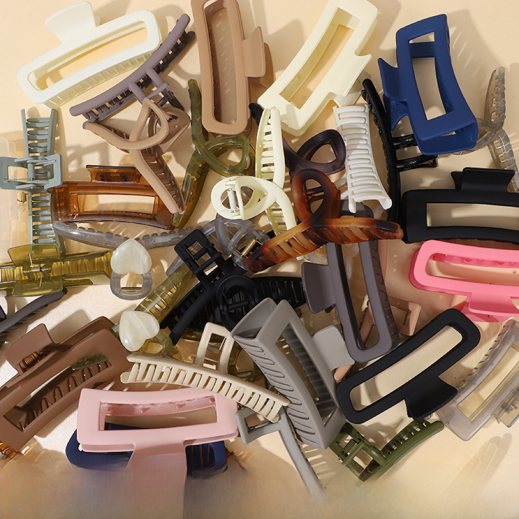 Corea del Sud Ins Estate High-end Sense Forcina per capelli Disco Capelli Grab Quantità Multi-size Clip di squalo Fermaglio per capelli da donna Accessori per capelli_voghion.com