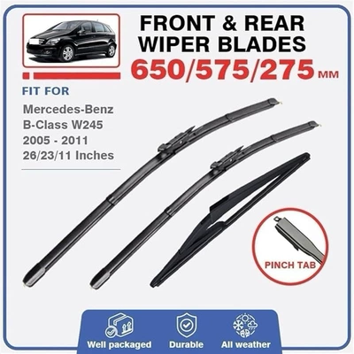 Mercedes-Benz B- Class W169 W245 wiper blade 2005-2011 B200 B180 wiper wiper wiper (Wiper) - mercedes-w169-wiper-26-inch-23-inch-12-inch