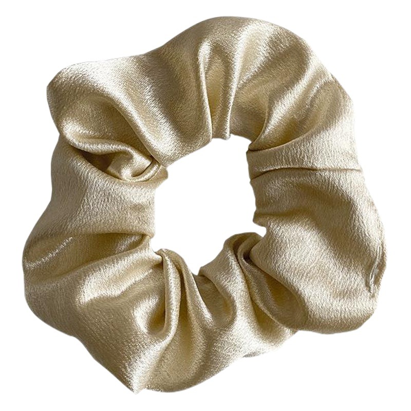 Estilo francés intestino grueso banda de pelo ins simple satén vintage cerdo intestino grueso anillo BM grasa salchicha cuerda de pelo hembra púrpura estilo coreano diadema