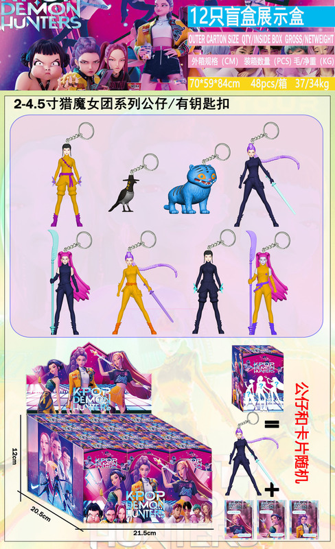 跨境 猎魔女团手办公仔明星拆拆乐摆件周边游戏公仔盲袋盲盒|undefined