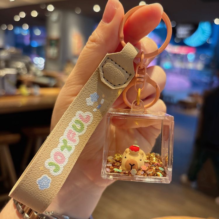 61g Weight Bag Pendant, Keychain Classification 1 Piece Quantity Holiday, Daily Occasion Acrylic Material Cartoon Character Pattern Unisex Gender Cute Style 1 Piece Cute Cartoon Character Acrylic Unisex Bag Pendant Keychain 11