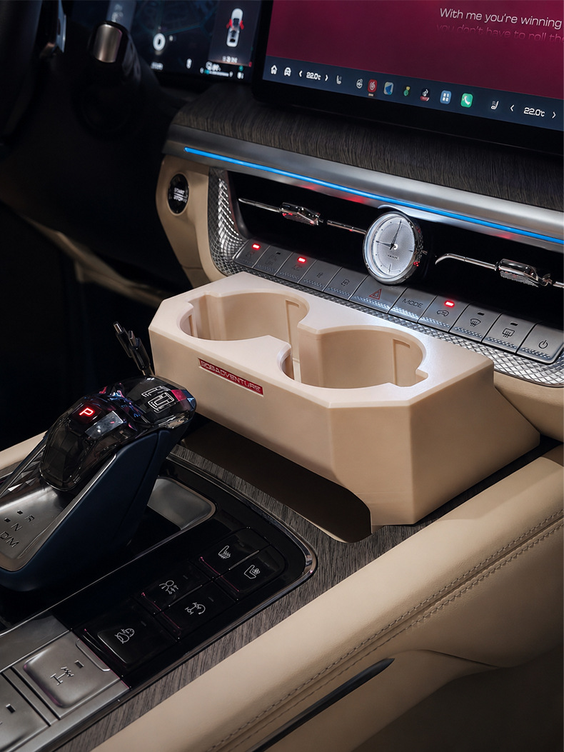 Tank 500 gear shift cup holder, center console cup holder, modified interior multi-functional storage rack, car beverage rack