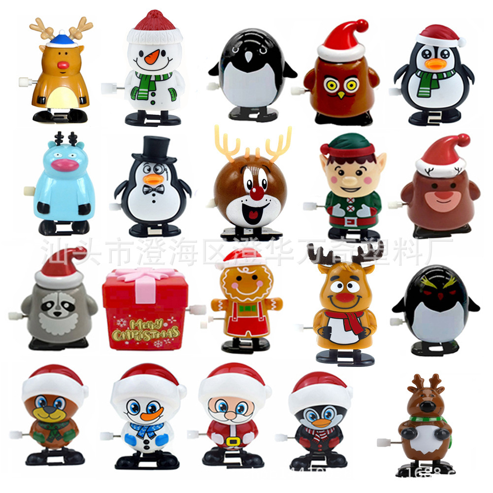 Hot-Selling Children's Toys: Jumping Santa Claus, Reindeer, Snowman, Christmas Wind-Up Toys, Christmas Gifts, Educational Toys