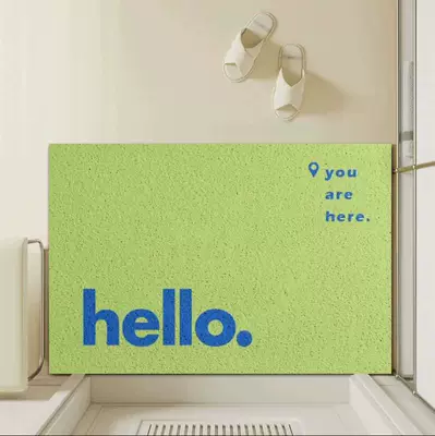 Ring Carpet Floor Mat Foot – Avtomobil döşəmə paspasları - hello-green-4-4060cm