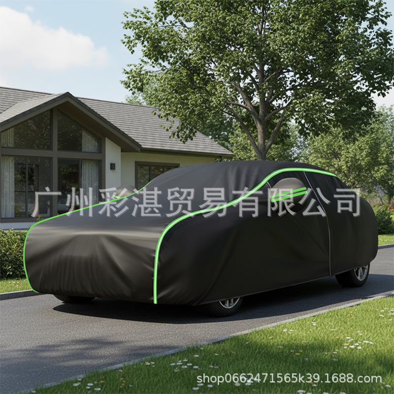 Cross-Border Foreign Trade Universal Car Cover Oxford Cloth Waterproof Sun Protection Anti-Scratch Car Dust Cover Full Car Cover