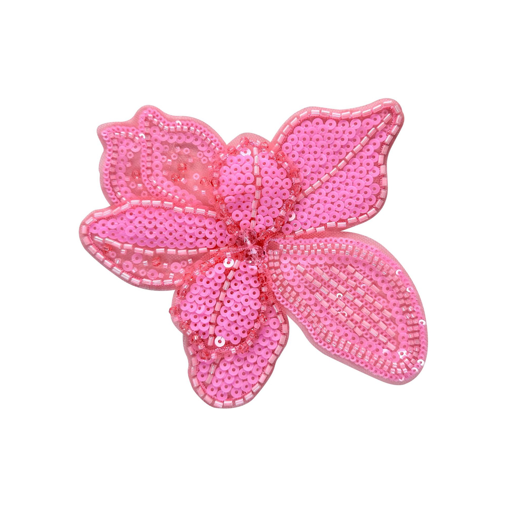 Flores de sequillas accesorios de ropa DIY decoración parche de ropa de escenario bordado calcomanías coreanas