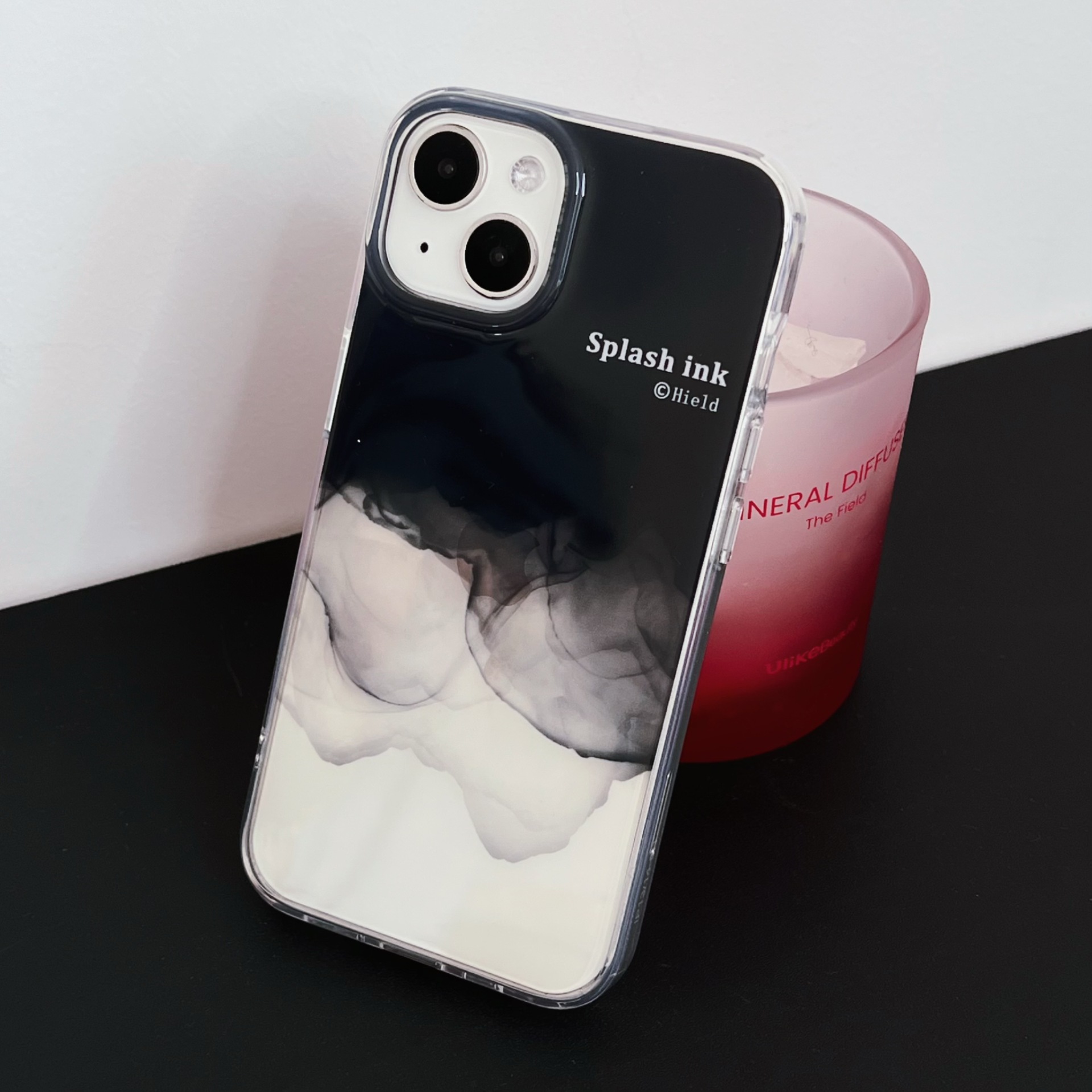 Suitable for phone case iPhone 13 promax purple red halo dyeing 11 transparent silicone 12 minimalist niche 14_voghion.com