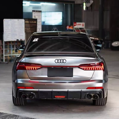 Rear Lip, S-Line Rear Diffuser, Tailpipe — Big Surrounded