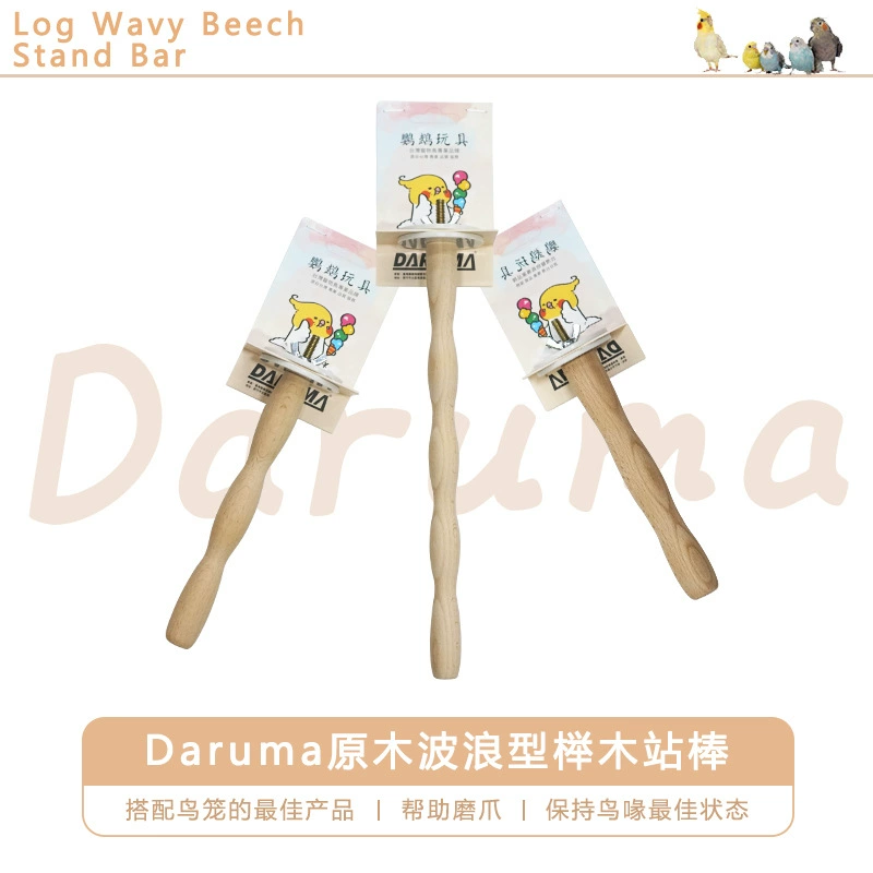 Тайвань ДАРУМА Бревенчатая буковая станция Стержень Станция укуса Стержень Молярная шлифовальная станция с когтями Стенд Платформа