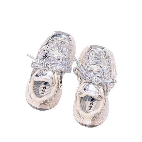 Girls' Summer Sports 2025 New Children's Torre Shoes Mesh Breathable Torre Shoes Hollow Out Big Children's Shoes Summer