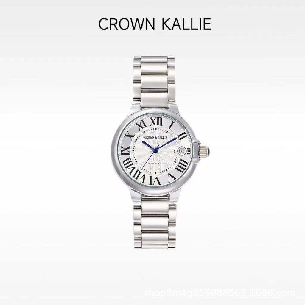 Crown Kallie-Official Automatic Blue Balloon Ladies Anniversary Limited Back See-Through Tourbillon Watch Ck102