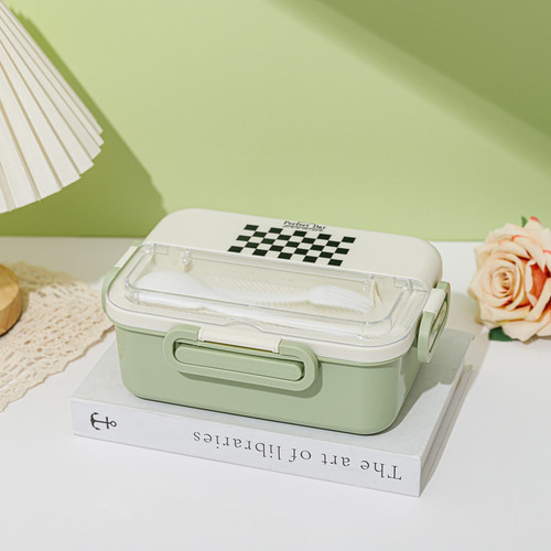 Manufacturer wholesale compartmented stainless steel cartoon lunch box, sealed children's fast food tray lunch box, insulated fast food tray