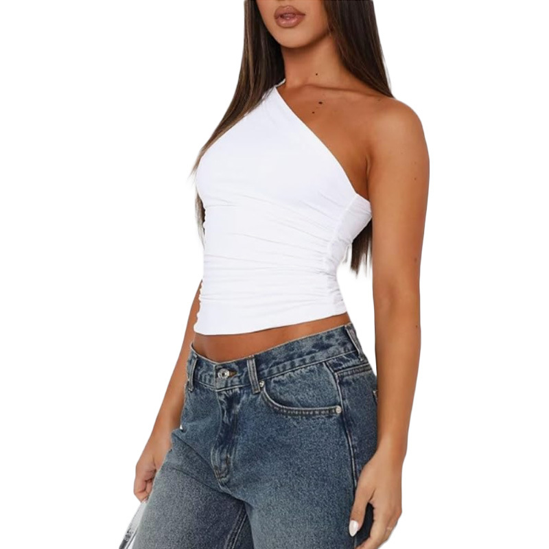 Short Top Length Wholesale Women's Simple Style Solid Color Tank Tops