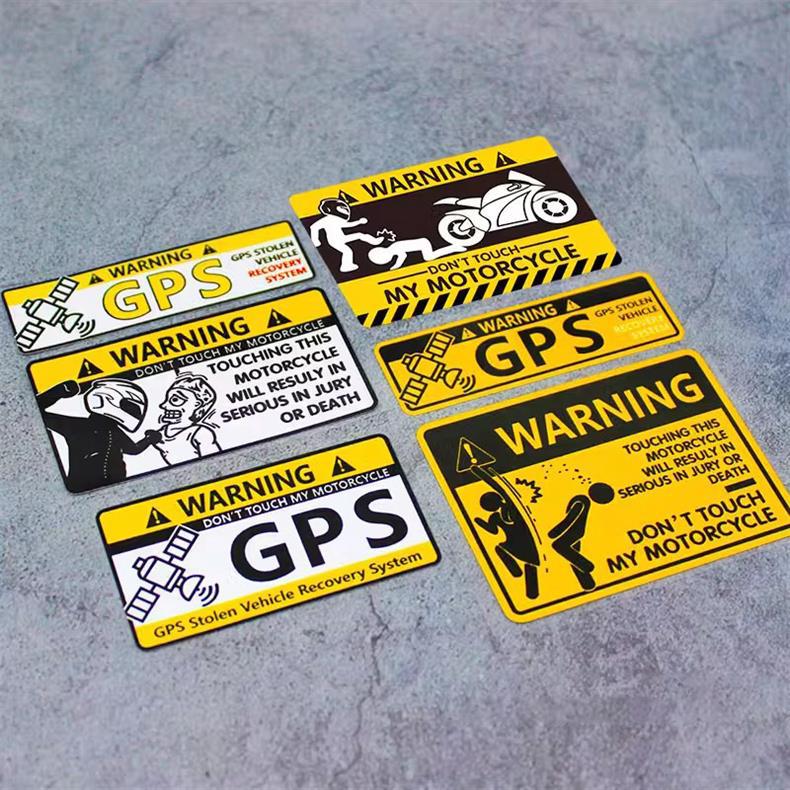 Reflective Warning For Motorcycles Personalized Decorative Creative Decals Don't Touch My Motorcycle Body Stickers_voghion.com