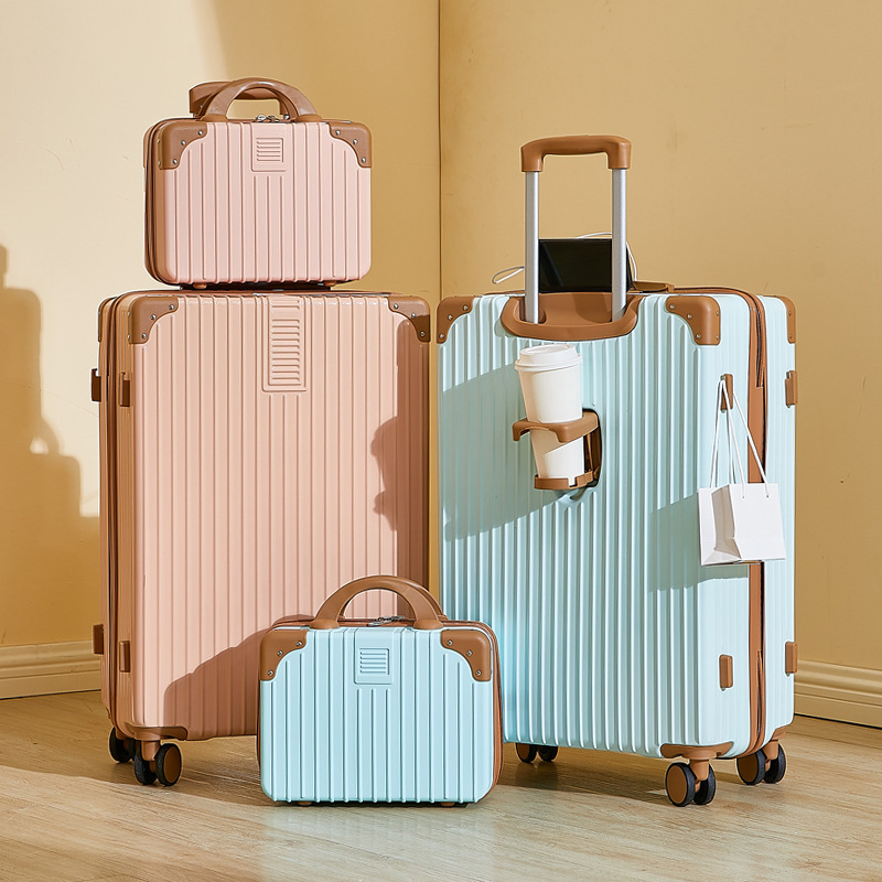 [Fábrica de selección estricta] maleta de moda de alto valor facial para mujeres y hombres, maleta de viaje de 20 pulgadas ligera y duradera para hombres y mujeres