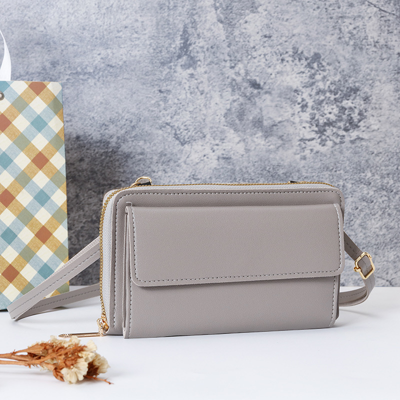 Nueva pantalla táctil bolsa de teléfono móvil de la moda de las mujeres de todo partido pequeño bolso de hombro bolsa de teléfono móvil portátil de las mujeres