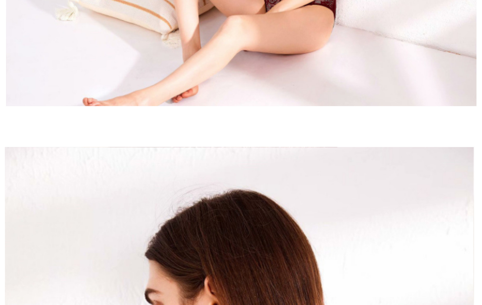 High quality, sexy, ultra-thin women's underwear, this year's red bra, small chest collection bra set_voghion.com