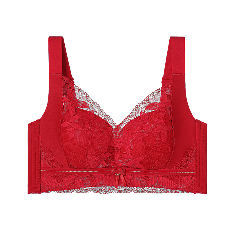 La misma ropa interior de belleza urbana, los senos pequeños de las mujeres se juntan para mostrar un gran anti-caída, los senos secundarios no tienen aros de acero, texto de encaje ajustable