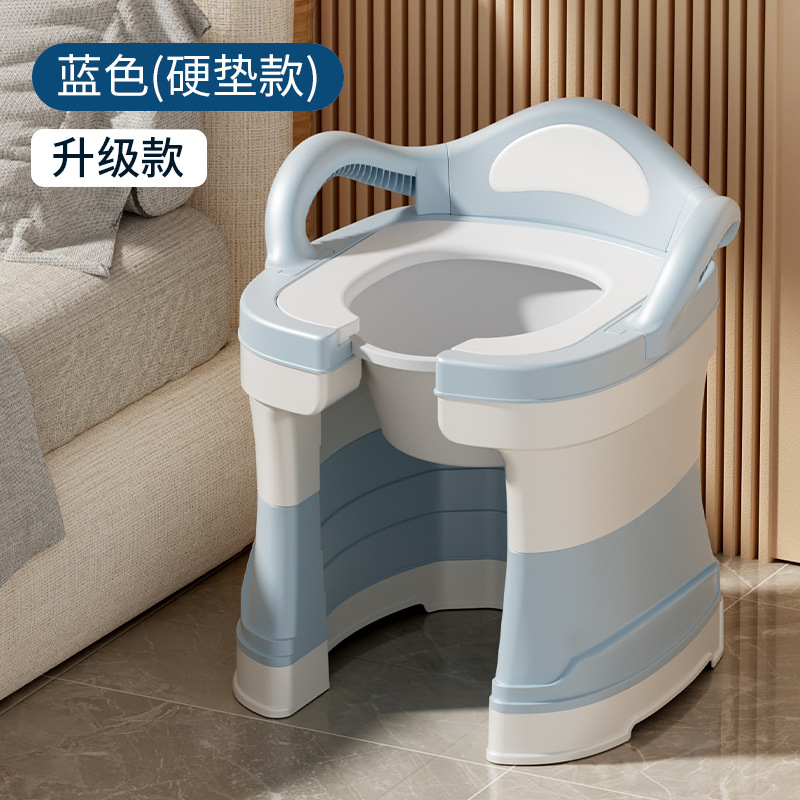 Silla Inodoro Portátil para Baño de PP Antideslizante para Ancianos y Embarazadas image 30