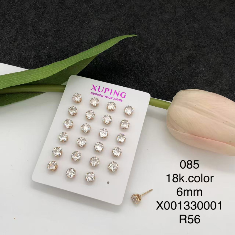 Xuping joyería transfronteriza venta caliente aleación auriculares lujo ligero de alto nivel nicho moda personalidad temperamento pendientes al por mayor mujeres