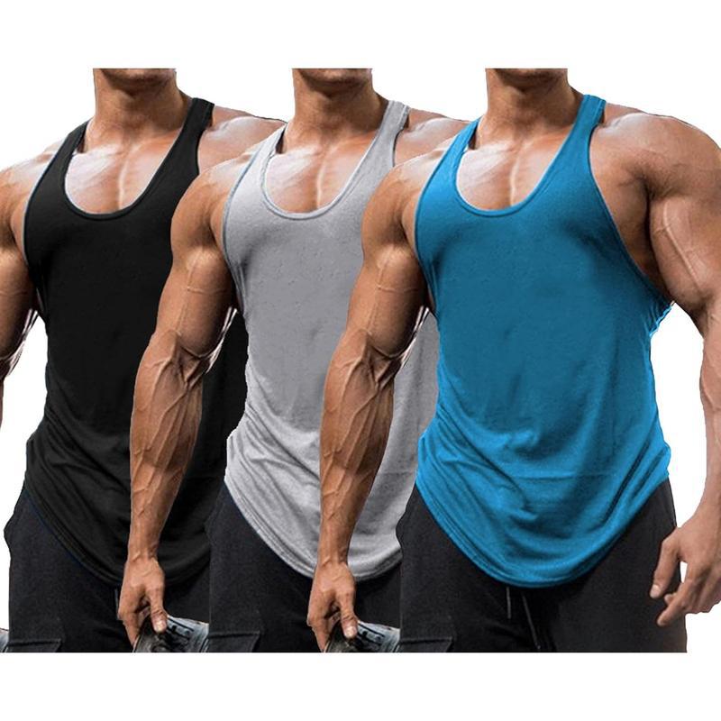 J1394 On behalf of Amazon Cross border new pattern motion Vest man Sweatshirt