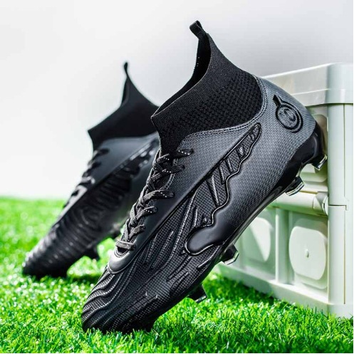 Zapatos de fútbol auténticos para hombres y mujeres, estudiantes de entrenamiento para adultos, césped artificial ag, zapatos de fútbol antipatinantes transpirables profesionales