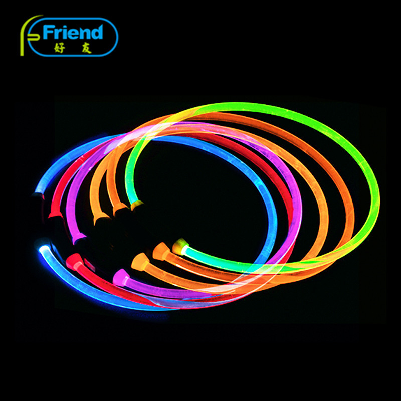 宠物饰品USB充电项圈 led通体夜光猫狗项圈 可随意裁剪 厂家现货|ru