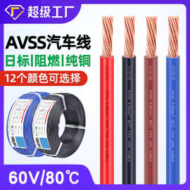 一件代发日标电线0.22 0.85 1.25 4 6 8 10 12平方纯铜AVSS汽车线