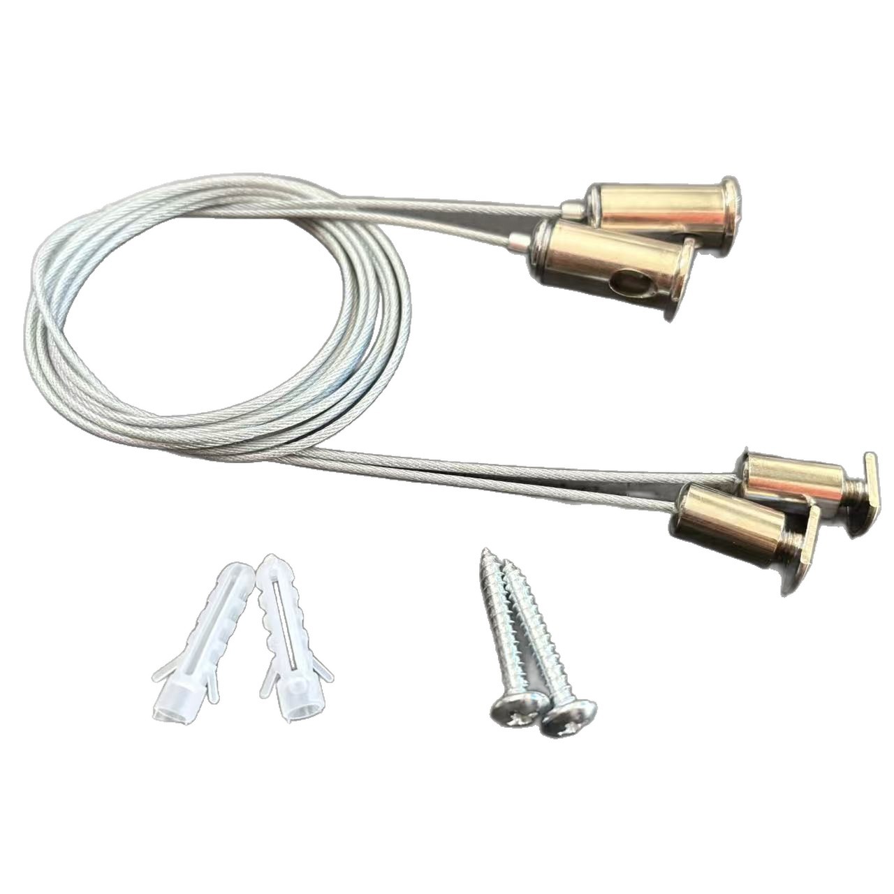 Lámpara de oficina al por mayor lámpara de cable de acero bloqueador de línea lámpara de línea accesorios de lámpara de lámpara de lámpara de aluminio ranura de lámpara de cable de suspensión