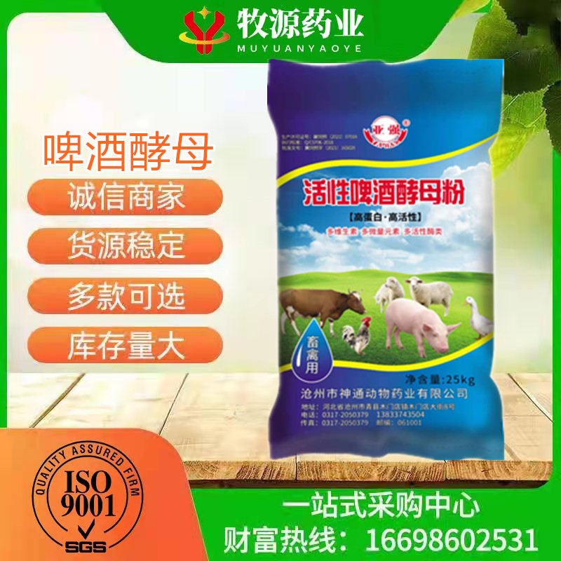 啤酒酵母粉 活性啤酒酵母粉 厂家现货批发 25kg/袋 量大从优