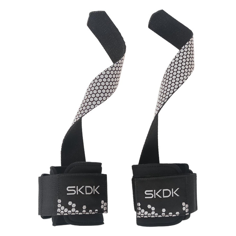 Fitness brazalete cinturón de asistencia deportiva entrenamiento de fuerza cinturón de agarre antideslizante protector de palma de silicona equipo de protección de dominadas al por mayor