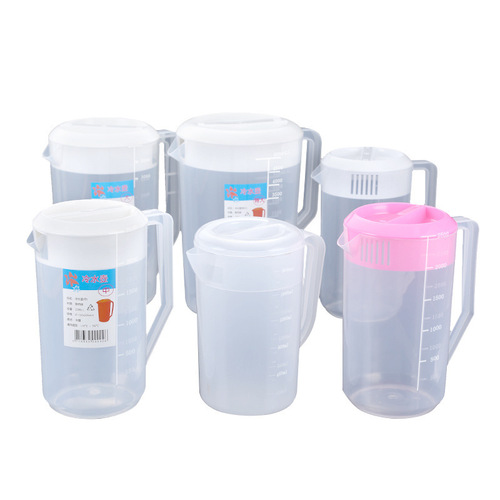 Plastic cold kettle, tea cup, cold kettle, high temperature resistance, household milk tea shop, extra large capacity measuring cup with scale