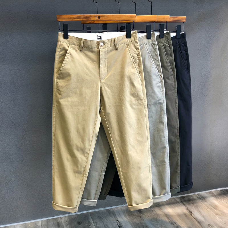 メンズパンツ9点カジュアルパンツメンズルーズストレートパンツメンズオーバーオールトレンディブランド夏薄手トレンドスポット|undefined