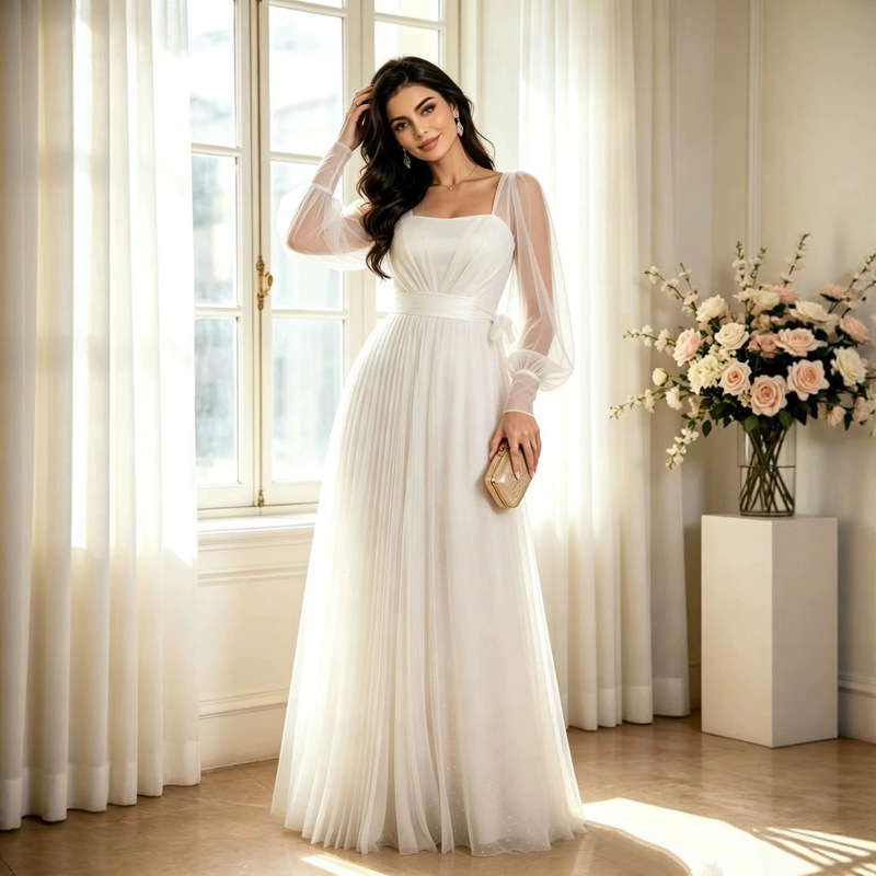 1031W European and American foreign trade Amazon AliExpress independent site women's evening dress A-line short wedding dress ball gown 1031W European and American foreign trade Amazon AliExpress independent site women's evening dress A-line short wedding dress ball gown