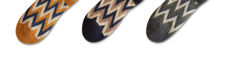 Unisex uldsokker ekstra tykke mænds mid tube sokker efterår og vinter tykke varme frottéstrømper retro kashmir old man sokker_voghion.com
