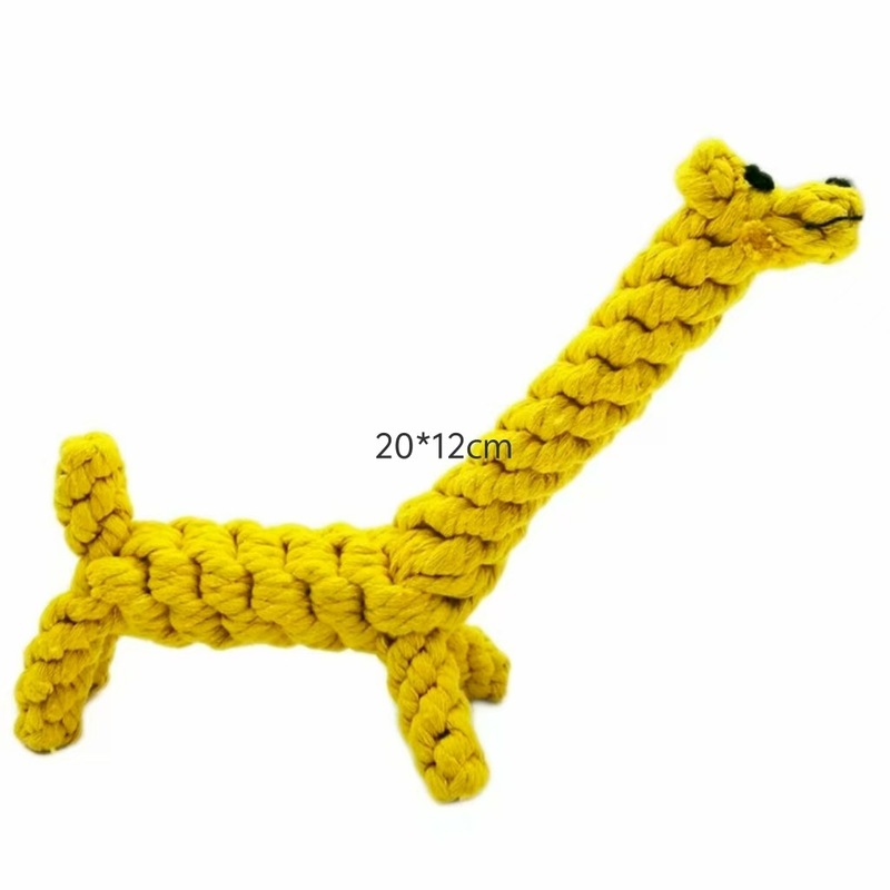 厂家供应棉绳宠物玩具球编织棉绳长颈鹿宠物狗狗解闷互动定制批发|undefined